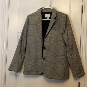 Checkered blazer